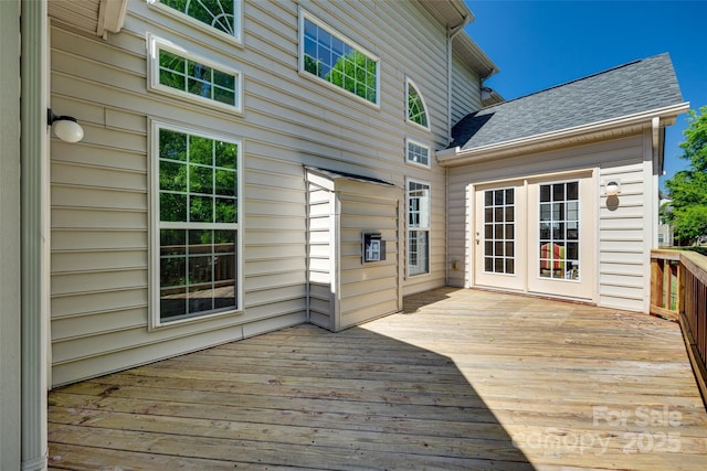 view of deck
