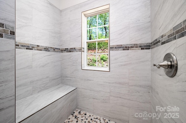 62 Mackenzie Way, Swannanoa, NC 28778 - bathroom featuring a tile shower