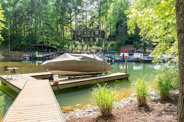 135 Sumter Dr, Mooresville, NC 28117 - dock area with a water view