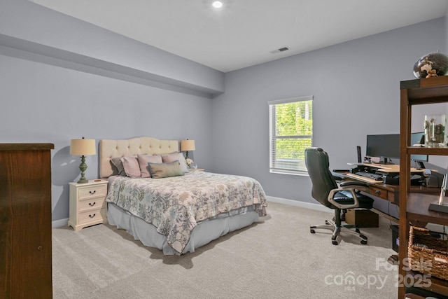7620 Porrera St, Charlotte, NC 28214 - bedroom featuring visible vents, baseboards, and light carpet