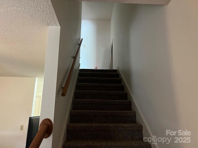 116 Fairview St, Shelby, NC 28152 - stairs featuring baseboards