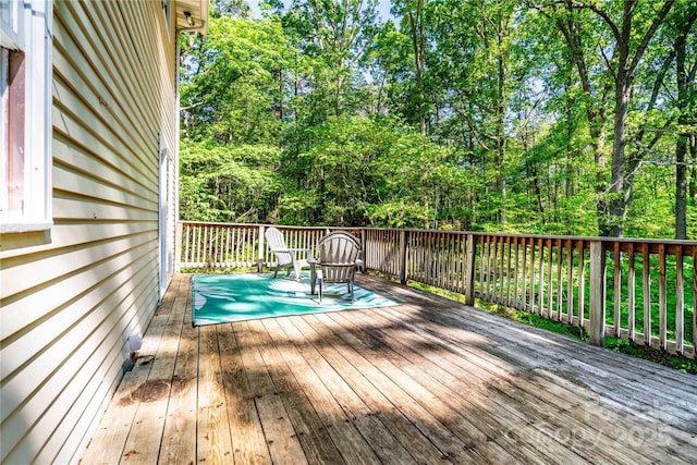 view of deck