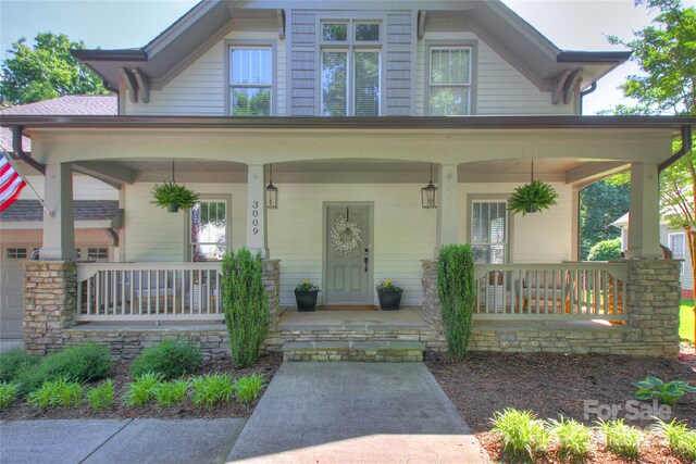 3009 Thayer Dr, Waxhaw, NC 28173 - craftsman inspired home with covered porch