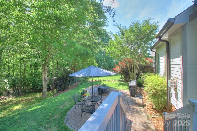 3009 Thayer Dr, Waxhaw, NC 28173 - view of yard with a patio area and outdoor dining area