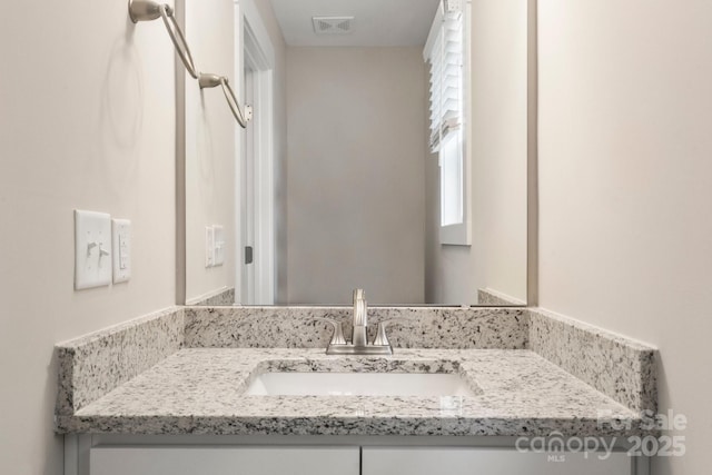 236 Elizabeth Ave, Forest City, NC 28043 - bathroom with visible vents and vanity