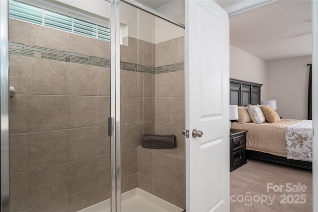 9613 Fire Bellied Ct, Lancaster, SC 29720 - ensuite bathroom featuring a shower stall