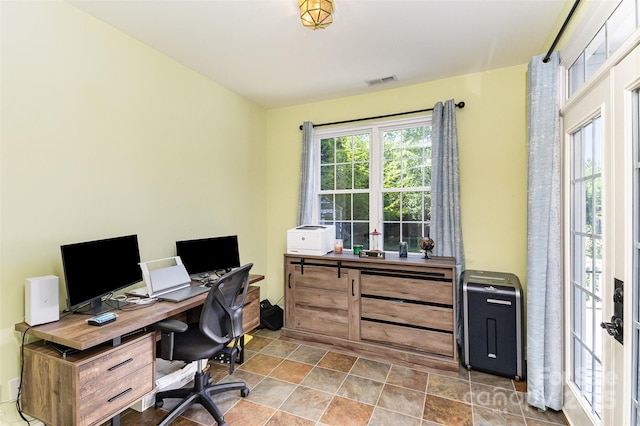 14807 Middlesborough Dr, Matthews, NC 28104 - office space featuring stone finish flooring