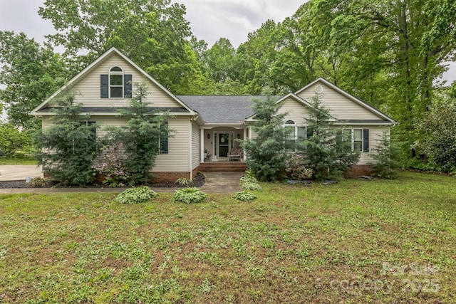 3585 Goodman Lake Rd, Salisbury, NC 28146 - view of front facade featuring a front lawn