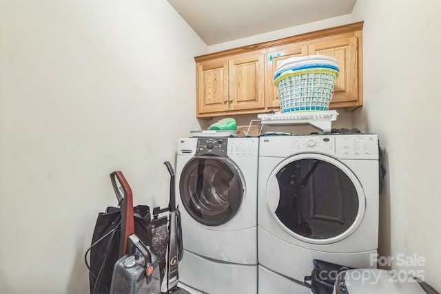 3585 Goodman Lake Rd, Salisbury, NC 28146 - laundry area with cabinet space and washing machine and dryer