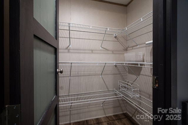 view of storage area