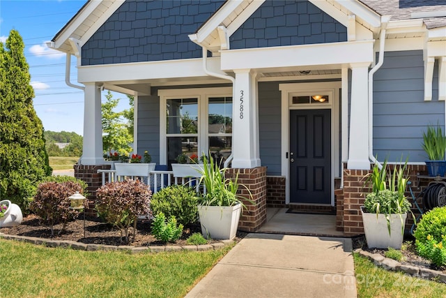 3588 County Down Ave, Kannapolis, NC 28081 - view of exterior entry featuring a porch
