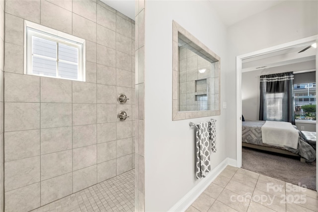 3588 County Down Ave, Kannapolis, NC 28081 - ensuite bathroom with a walk in shower, tile patterned flooring, baseboards, and plenty of natural light