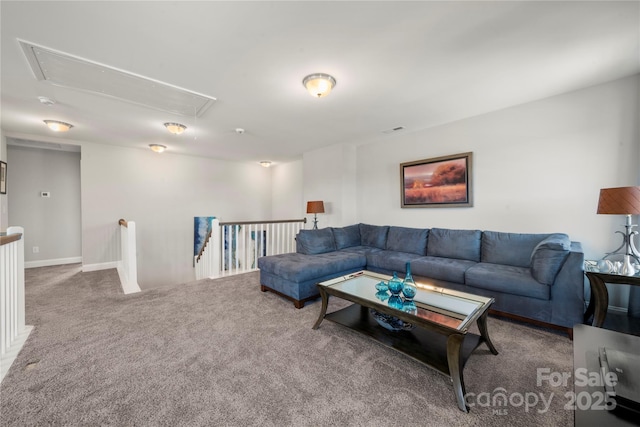 3588 County Down Ave, Kannapolis, NC 28081 - living area with attic access and carpet