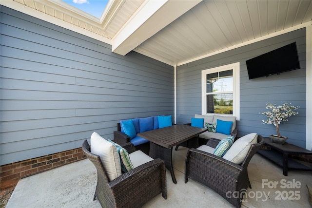 3588 County Down Ave, Kannapolis, NC 28081 - view of patio / terrace with an outdoor living space