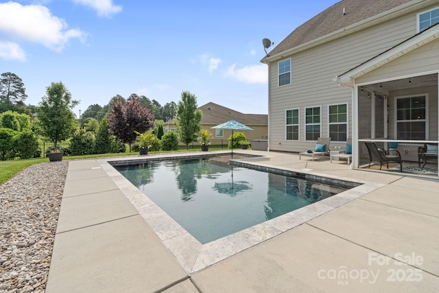 pool featuring a patio