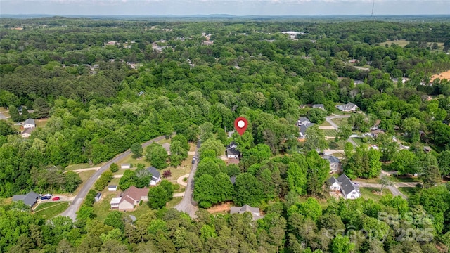709 Weldon Ln, Salisbury, NC 28146 - bird's eye view featuring a forest view