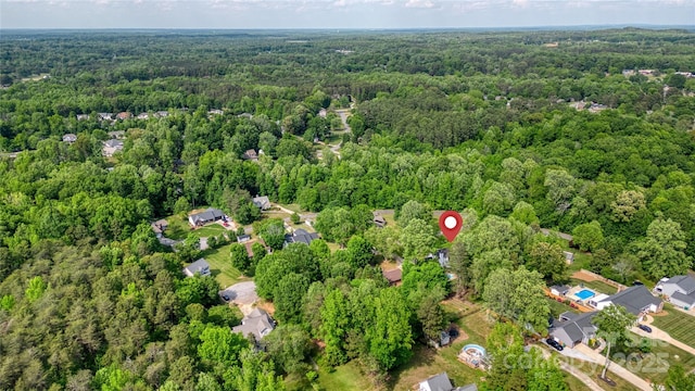 709 Weldon Ln, Salisbury, NC 28146 - aerial view with a forest view