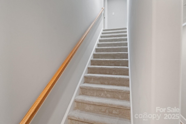 view of staircase