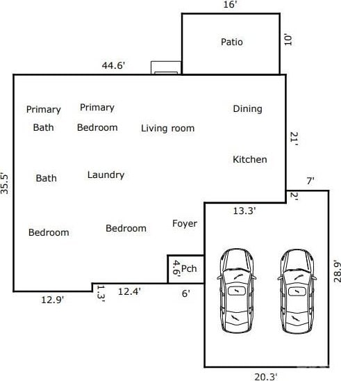 143 Running Briar Rd, Fletcher, NC 28732 - floor plan