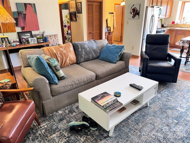 5A Hedgerose Ct, Asheville, NC 28805 - living room featuring light wood finished floors