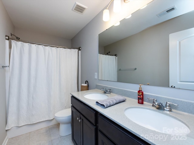 4012 Martele Dr, Mint Hill, NC 28227 - full bath featuring double vanity, visible vents, and a sink