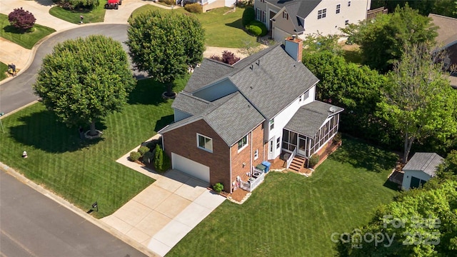 7700 Ninth Fairway Ln, Mint Hill, NC 28227 - drone / aerial view