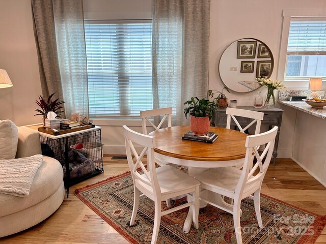 24 Wheeler Rd, Weaverville, NC 28787 - dining space with light wood-type flooring