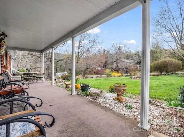 view of patio