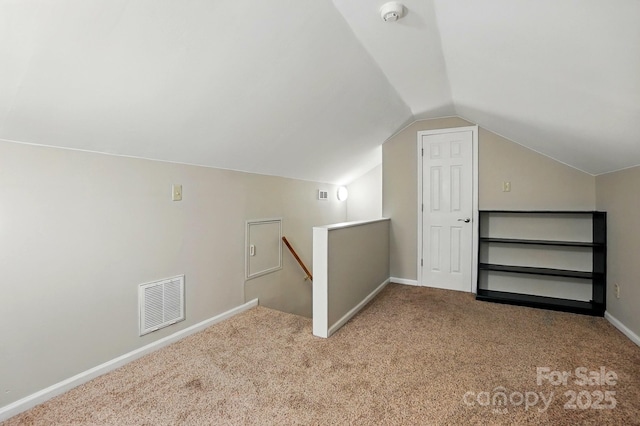 2379 Whitley Rd, Fort Mill, SC 29708 - bonus room featuring vaulted ceiling, carpet, and baseboards