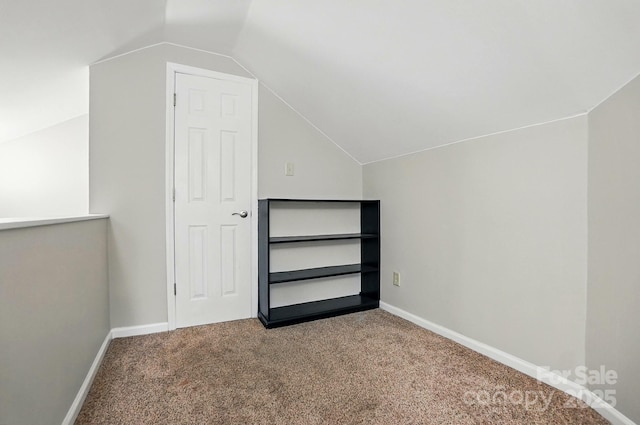 2379 Whitley Rd, Fort Mill, SC 29708 - additional living space featuring lofted ceiling, carpet floors, and baseboards