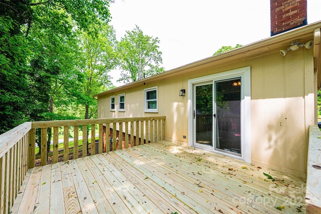 1018 Autumn Ln, Hickory, NC 28602 - view of wooden terrace