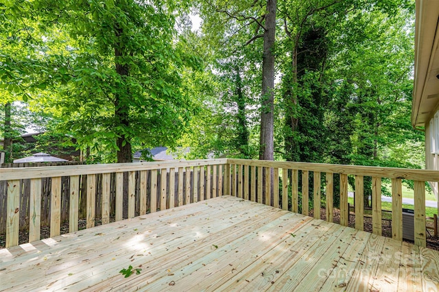 1018 Autumn Ln, Hickory, NC 28602 - view of wooden deck