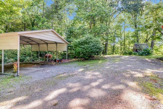 76 Archer Rd, Saluda, NC 28773 - view of yard with a detached carport