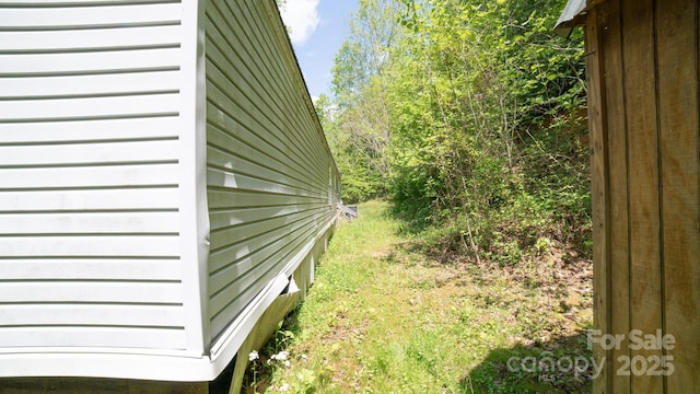 view of side of home