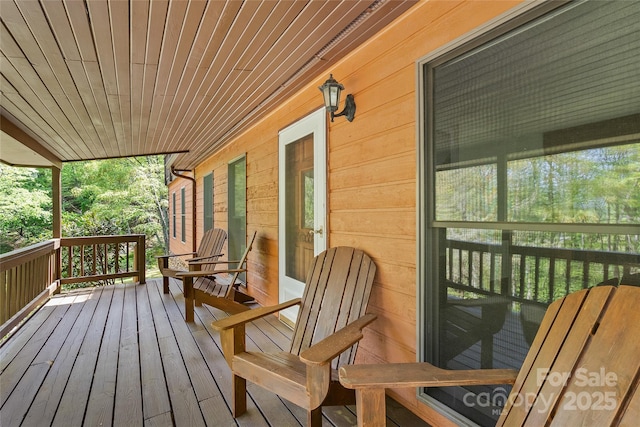 view of deck