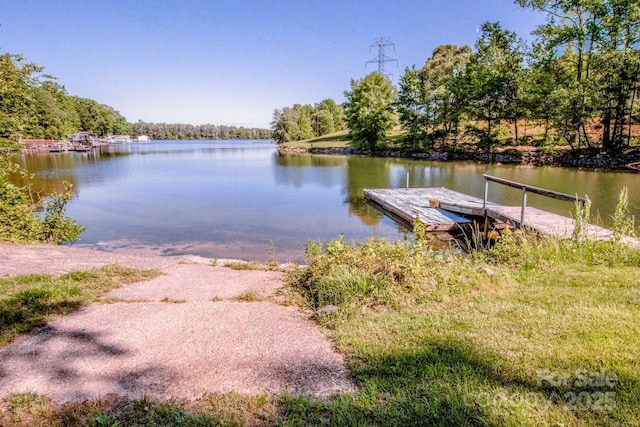7733 Skyline Dr, Sherrills Ford, NC 28673 - dock featuring a water view