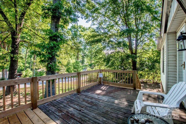 7733 Skyline Dr, Sherrills Ford, NC 28673 - view of deck