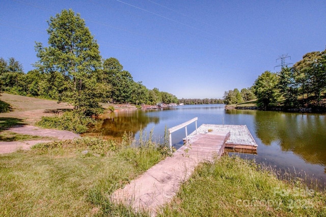 7733 Skyline Dr, Sherrills Ford, NC 28673 - dock area with a water view