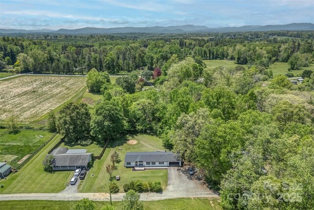 9 Ruby Dr, Hendersonville, NC 28792 - bird's eye view with a mountain view, a rural view, and a forest view