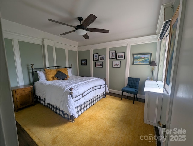 301 W 10th St W, Charlotte, NC 28202 - bedroom featuring a ceiling fan