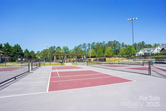 16427 Cozy Cove Rd, Charlotte, NC 28278 - view of tennis court featuring community basketball court