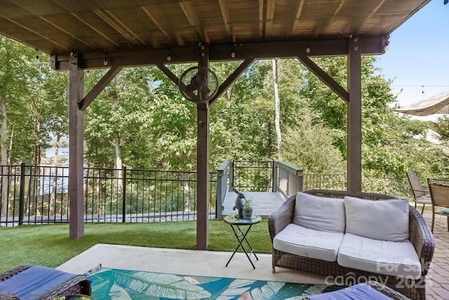 16427 Cozy Cove Rd, Charlotte, NC 28278 - view of patio / terrace