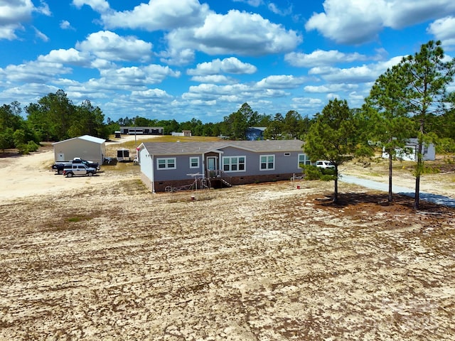 manufactured / mobile home with crawl space