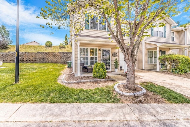 41 Lanceford Cir, Fletcher, NC 28732 - view of front of home featuring a porch