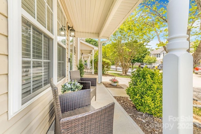 41 Lanceford Cir, Fletcher, NC 28732 - view of patio / terrace with a porch