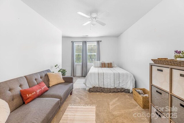 41 Lanceford Cir, Fletcher, NC 28732 - bedroom with carpet and ceiling fan