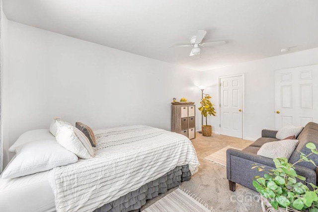 41 Lanceford Cir, Fletcher, NC 28732 - bedroom with light carpet and ceiling fan