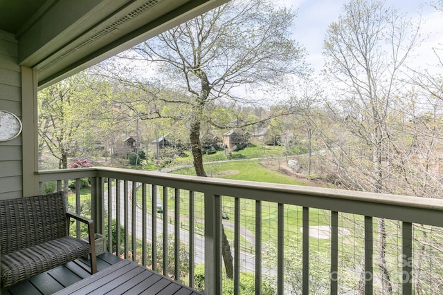 220 Stoney Falls Loop Unit C/2, Burnsville, NC 28714 - deck featuring a yard