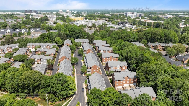 drone / aerial view featuring a residential view