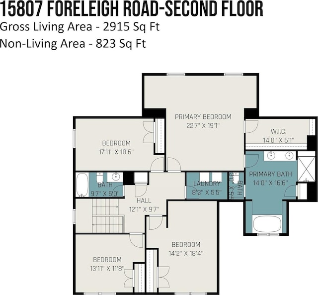 15807 Foreleigh Rd, Huntersville, NC 28078 - property floor plan